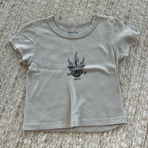 brandy melville nashville crop baby tee